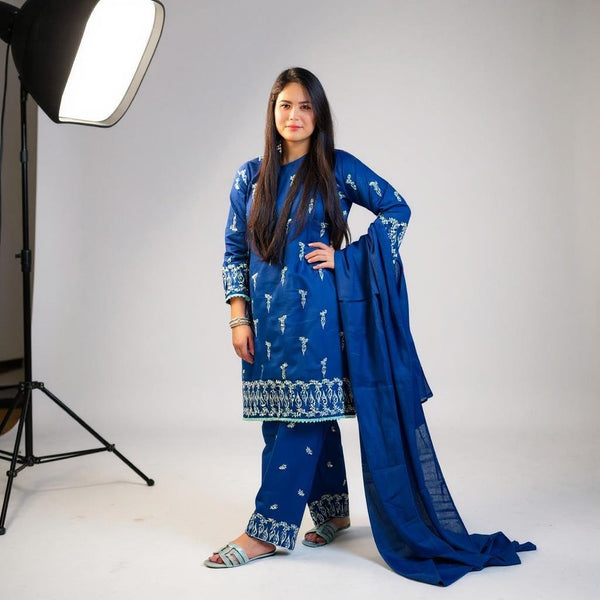 Embroidery Unstitched Suits