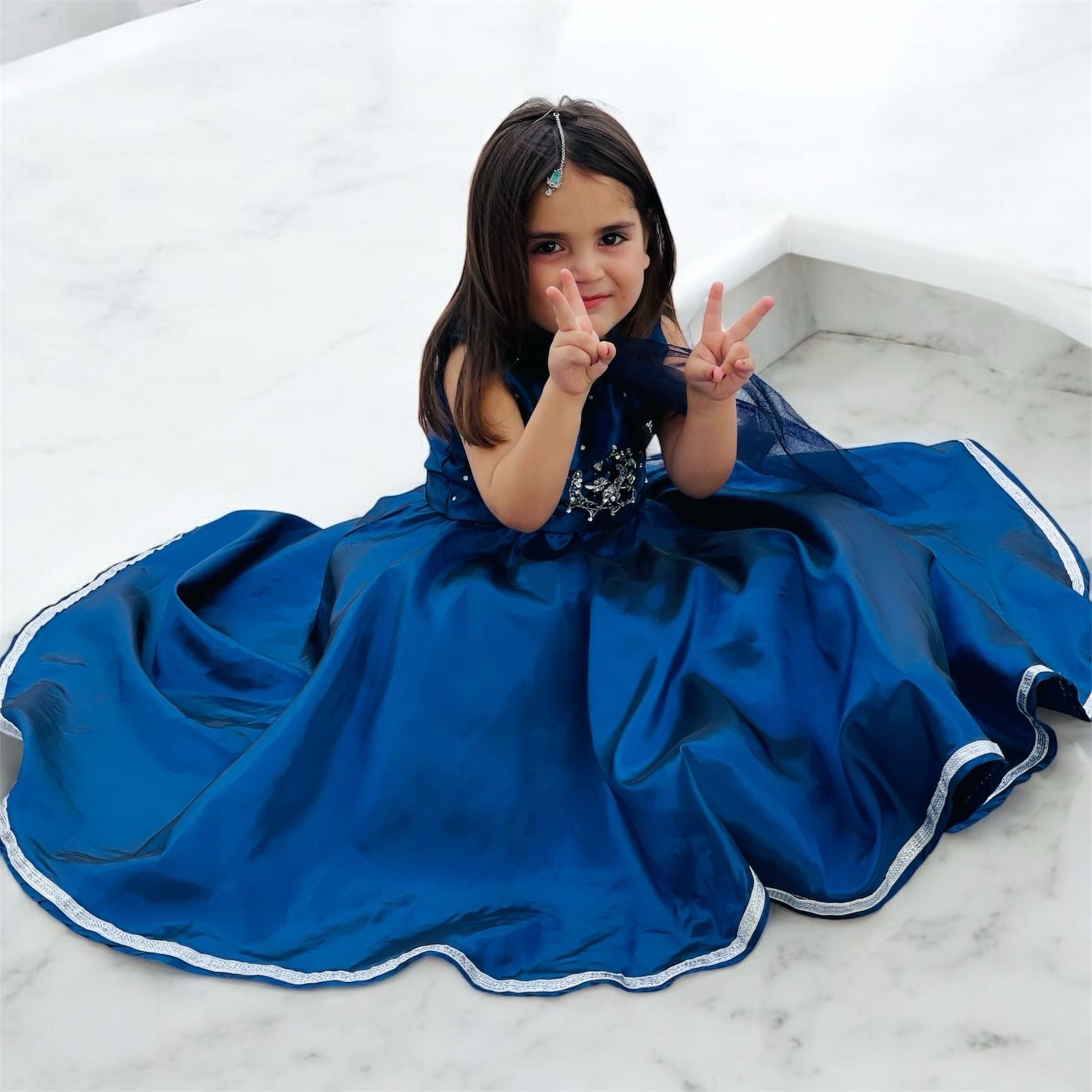 Adorable & Custom Made Stylish Lehenga For Kids.