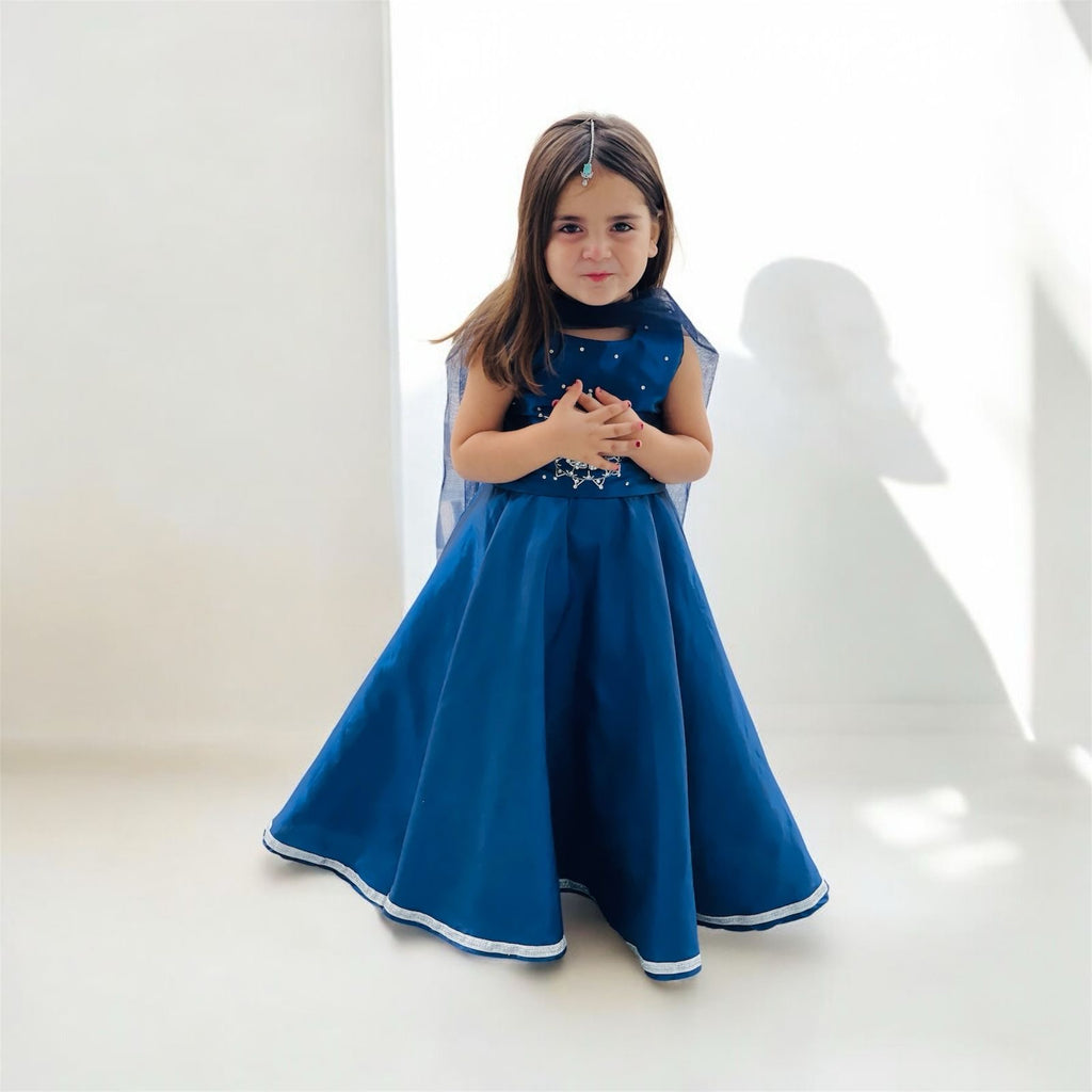 Adorable & Custom Made Stylish Lehenga For Kids.