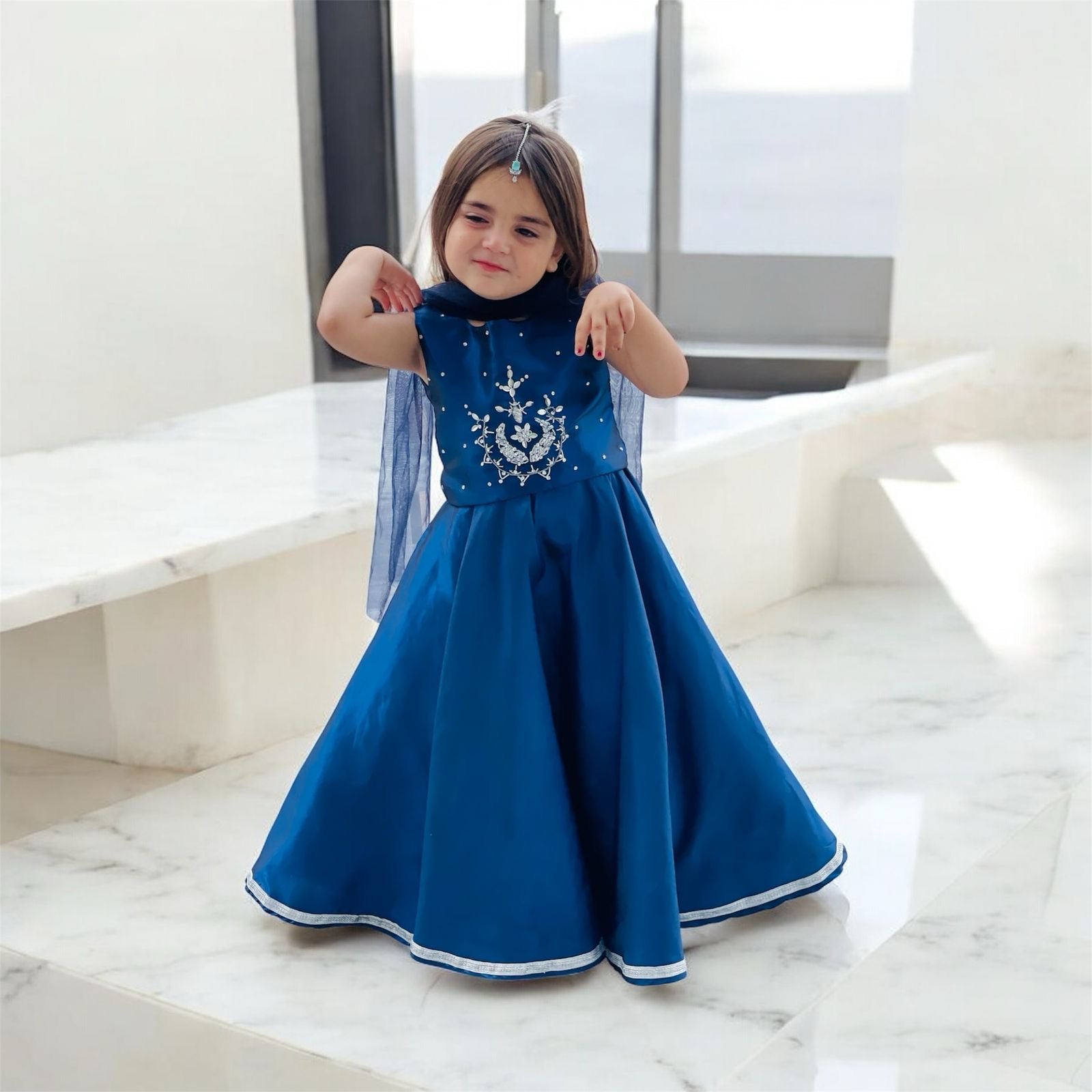 Adorable & Custom Made Stylish Lehenga For Kids.